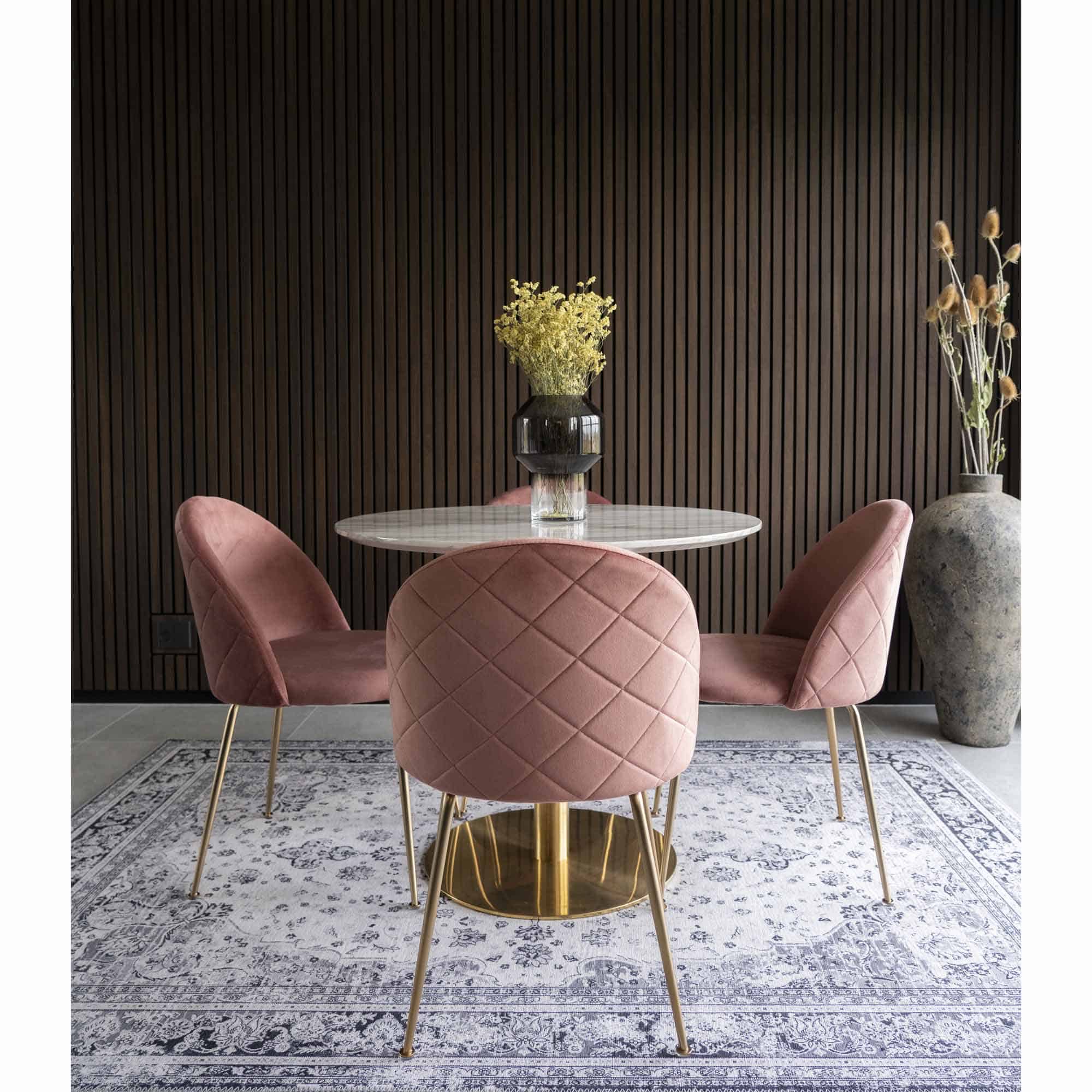 rosa velvet dining chair